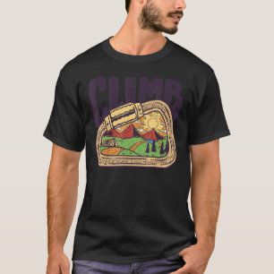Retro Graphic Couldering Bouldering Rock Climate M T-shirt