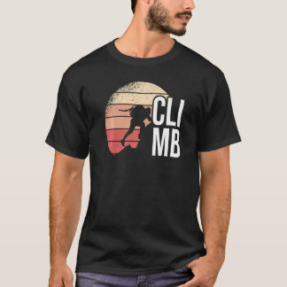 Retro Graphic Couldering Bouldering Rock Climate M T-shirt