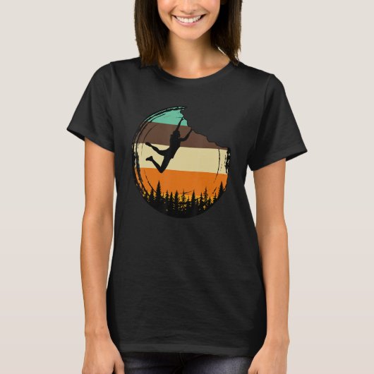 Retro Graphic Couldering Bouldering Rock Climate M T-shirt (Voorkant)