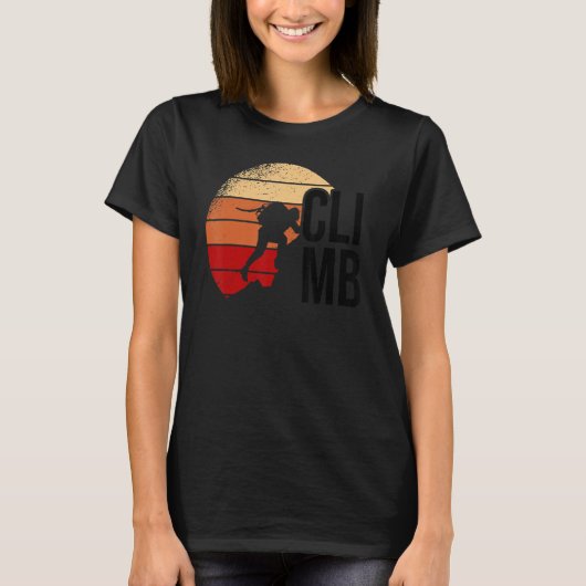 Retro Graphic Couldering Bouldering Rock Climate M T-shirt (Voorkant)
