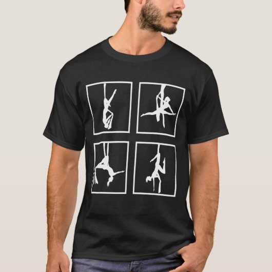 Retro Graphic Gymnast Gymnastics Acrobat Acrobatic T-shirt (Voorkant)