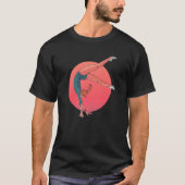Retro Graphic Gymnast Gymnastics Acrobat Acrobatic T-shirt (Voorkant)