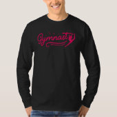 Retro Graphic Gymnast Gymnastics Acrobat Acrobatic T-shirt (Voorkant)