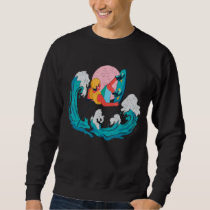 Retro Graphic Gymnast Gymnastics Acrobat Acrobatic Trui