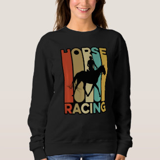 Retro Graphic Horse Lover Equestrian Rider Horses  Trui
