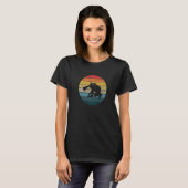 Retro Graphic Spelunking Spelology Potholing Caver T-shirt (Voorkant volledig)