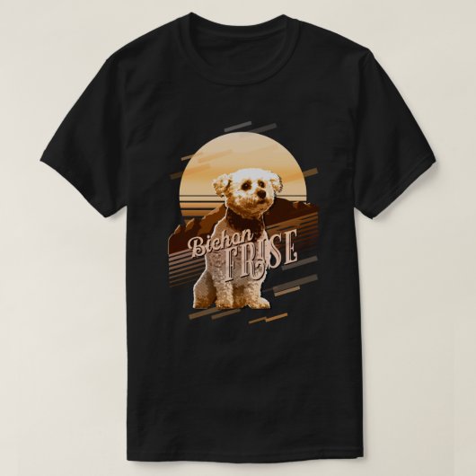 Retro Graphics Bichon Frise Gold ID754 T-shirt (Design voorkant)