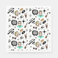 Retro Graphics uit de jaren 50 Nostalgische Verjaa