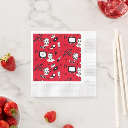 Retro Graphics van 1950: een nostalgische thuisdag Servet (Insitu)