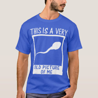 Retro Grappig Dit is een heel oude foto van mij Ga T-shirt