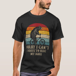 Retro Grappig fietsen voor fietser fiets fietsen 7 T-shirt