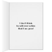 Retro grappig gescheiden scheidingskaart (Binnen (Rechts))