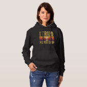 Retro Grappig Ik probeerde Alsjeblieft Klap Sarcas Hoodie (Voorkant volledig)