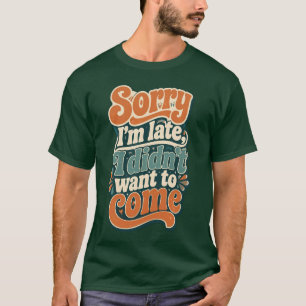 Retro Grappig Introvert T-shirt