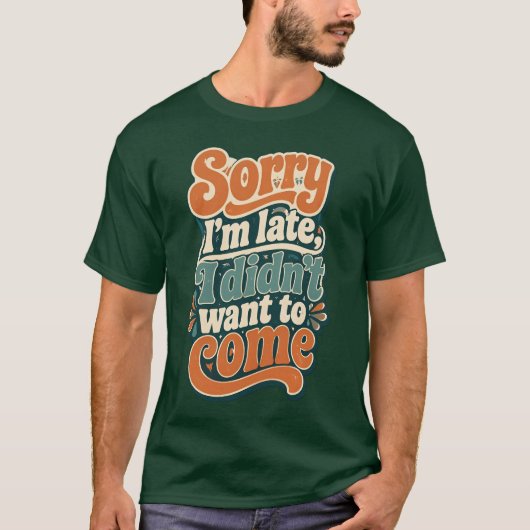 Retro Grappig Introvert T-shirt (Voorkant)
