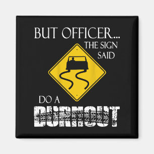 Retro Grappig Maar Agent Het Bord Zei Een Burnout  Magneet