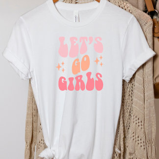 Retro Grappig Ongehuwde Vrouw Laat Ons Gaan Meisje T-shirt