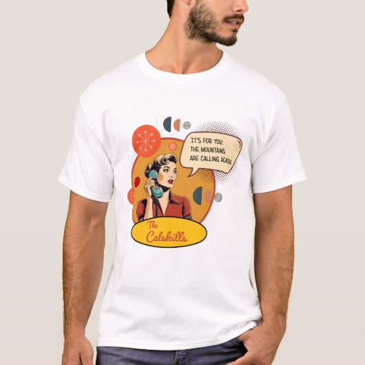 Retro, grappig T-shirt (Voorkant)