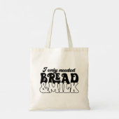 Retro Grappig Trendy Minimalistisch Zwart Winkelen Tote Bag (Achterkant)