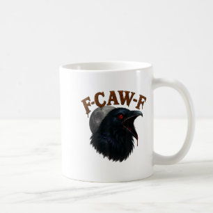 Retro Grappige F Kraai F Kraai En Vogel Maan Koffiemok