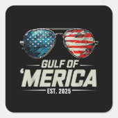 Retro Grappige Golf van Amerika 2025 Zonnebril Vierkante Sticker (Voorkant)
