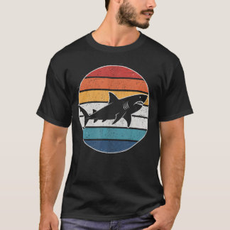 Retro Grappige Haai Scuba Duiken Duiker Voor T-shirt