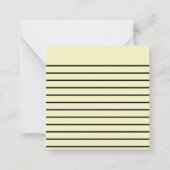 Retro Grappige Halloween Kaarten Notitiekaartje (Achterkant)