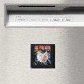 Retro grappige ibuprofen kat kitten meme grafisch magneet (Insitu (Vaatwasser))
