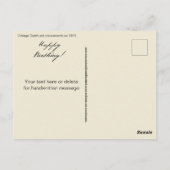 Retro grappige katten spelen op een schommel Gefel Briefkaart (Achterkant)