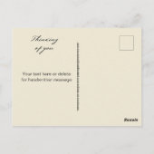 Retro Grappige Katten Spelen op Swing Denken aan j Briefkaart (Achterkant)