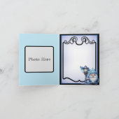 Retro Grappige Kerstmis Bedankkaart (Binnen)