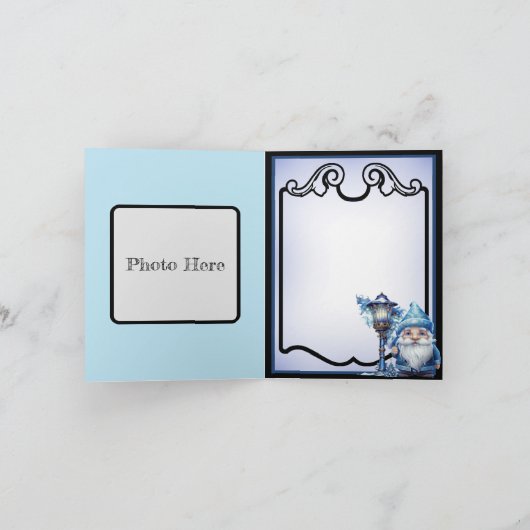 Retro Grappige Kerstmis Bedankkaart (Binnen)