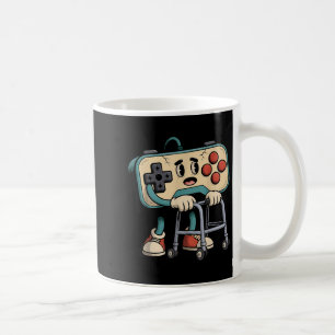Retro grappige oude gamer 80s 90s Clic videospel h Koffiemok