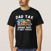 Retro Grappige Pap Belasting, Vaderdag Pap Grapje T-shirt (Voorkant)