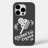 Retro  Grappige Pickleball Keuken is gesloten Case-Mate iPhone Case (Achterkant)