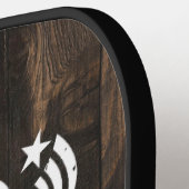 Retro  Grappige Pickleball Keuken is gesloten Paddle (Links Detail)