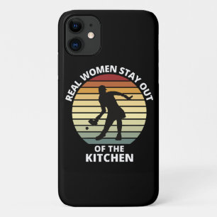 Retro Grappige Pickleball Vrouwen Case-Mate iPhone Case