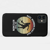 Retro Grappige Pickleball Vrouwen Case-Mate iPhone Case (Achterkant (horizontaal))