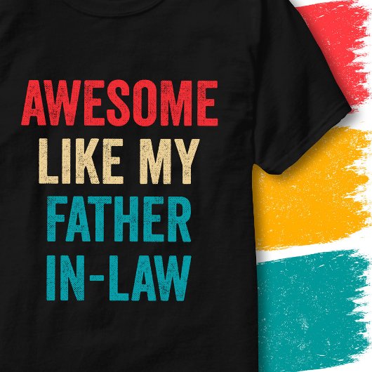 Retro Grappige Quote Geweldig Net Als Mijn Schoonv T-shirt