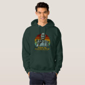 Retro grappige robot heeft olie nodig hoodie (Voorkant volledig)