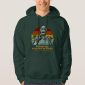 Retro grappige robot heeft olie nodig hoodie (Voorkant)