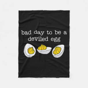 Retro Grappige Thanksgiving Dinner Slecht Idee Om Fleece Deken