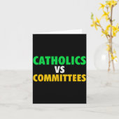 Retro Grappige Trendy Sarcastische Uitspraak Katho Kaart (Gele Bloem)