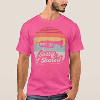 Retro Grappige Trompet Sorry dat ik de Trompet he T-shirt