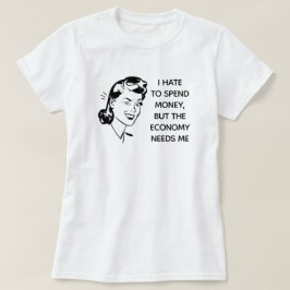 Retro grappige winkel T-shirt
