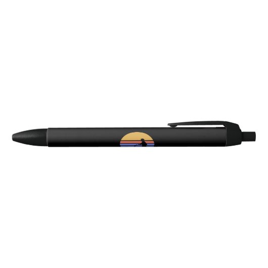 Retro Grasmaaier Zwarte Inkt Pen (Bovenkant)