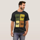 Retro Grasshopper  1 T-shirt (Voorkant volledig)