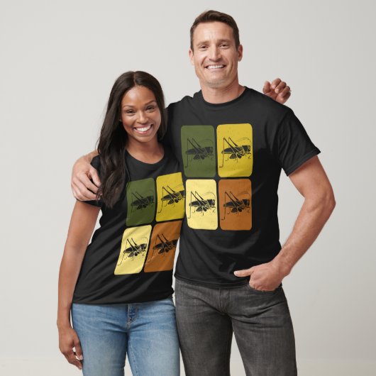 Retro Grasshopper 1 T-shirt (Unisex)