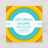 Retro GRATIS ICE CREAM CONE coupon (Achterkant)