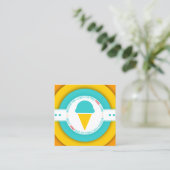 Retro GRATIS ICE CREAM CONE coupon (Staand voorkant)